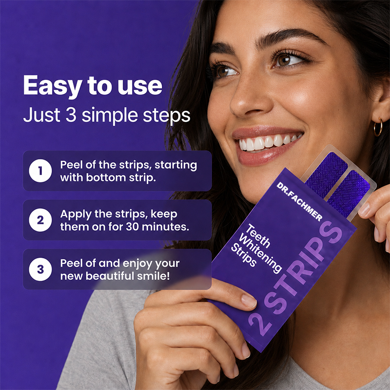 DR.Fachmer® Purple Teeth Whitening Strips