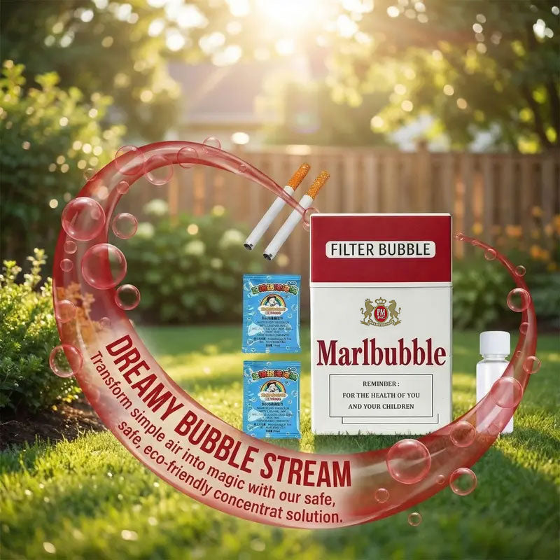🔥Last Day 60% OFF🔥Summer Vibes Bubble Cigarette Stress Relief Toy - Mini Bubble Blower Gift for Birthday & Holiday Parties