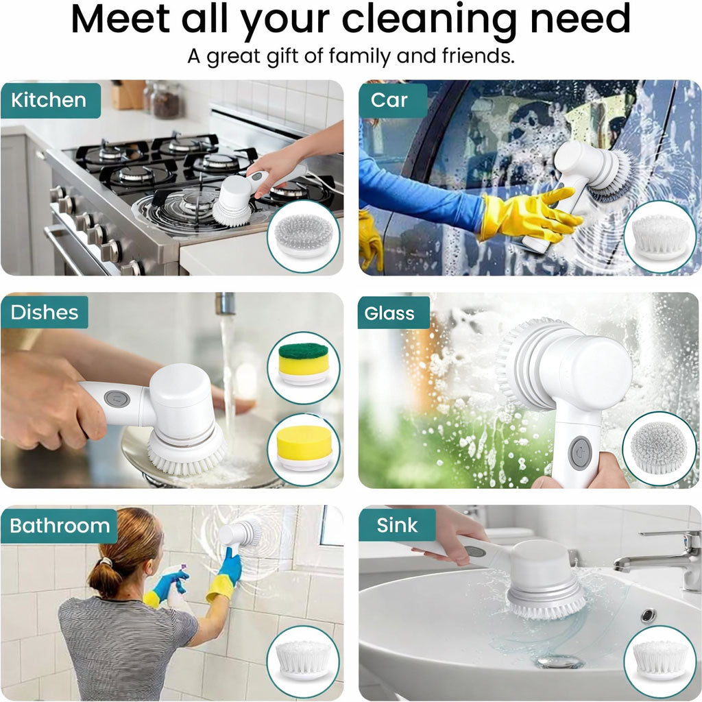 🔥FoodSaver® OmniScrub Pro — The Ultimate Cordless Electric Power Scrubber for Whole-Home Deep Cleaning