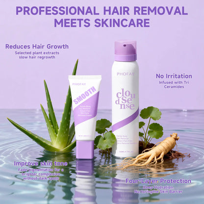🔥Last Day 60% OFF🔥 Bikini Hair Removal Cream & Mousse Set – Pain-Free, Gentle & Fast for Sensitive Skin