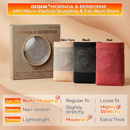 🇺🇸🔥Official Brand Store | GFOUK® 2026 MORINGA & BERBERINE 4 IN 1 MICRO-PARTICLE SCULPTING AND FAT-BURNING SHORTS