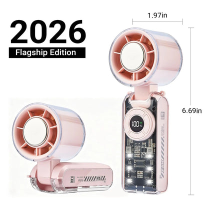 🔥Last Day 60% OFF🔥 Billhol® 5-in-1 portable refrigeration handheld turbo fan