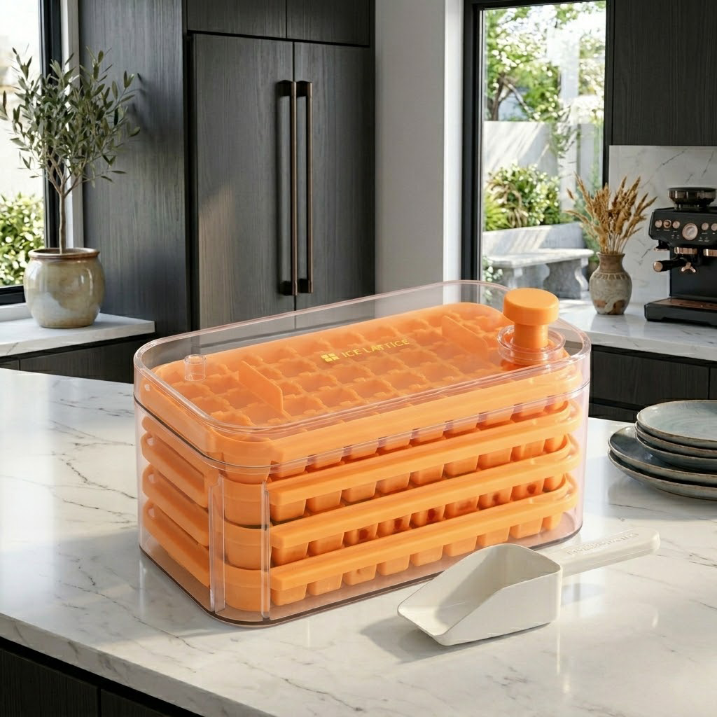 FoodSaver® Press Ice Cube Tray with Scoop