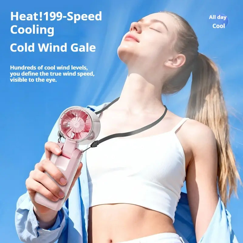 🔥Last Day 60% OFF🔥 Billhol® 5-in-1 portable refrigeration handheld turbo fan