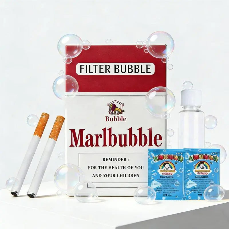 Summer Vibes Bubble Cigarette Stress Relief Toy - Mini Bubble Blower Gift for Birthday & Holiday Parties