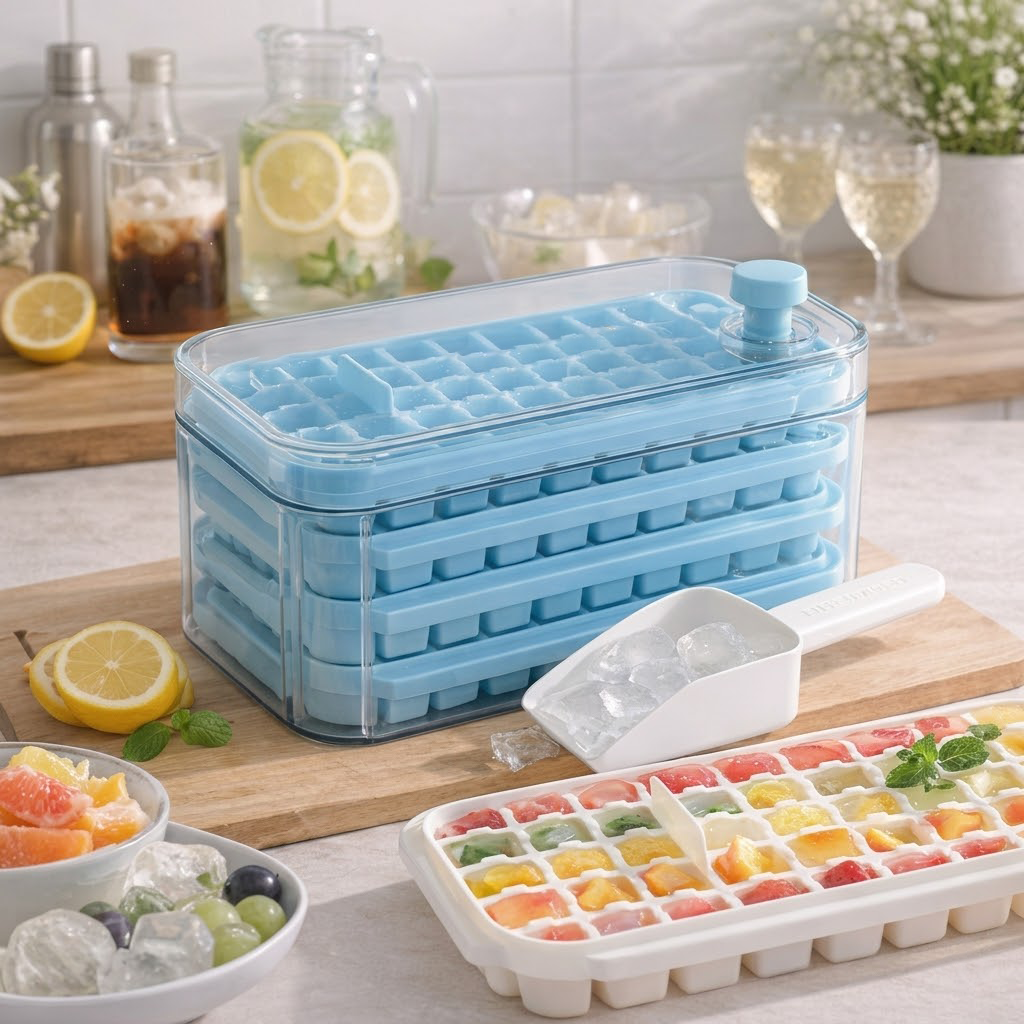 FoodSaver® Press Ice Cube Tray with Scoop
