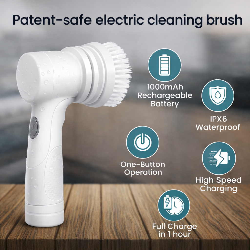 🔥FoodSaver® OmniScrub Pro — The Ultimate Cordless Electric Power Scrubber for Whole-Home Deep Cleaning