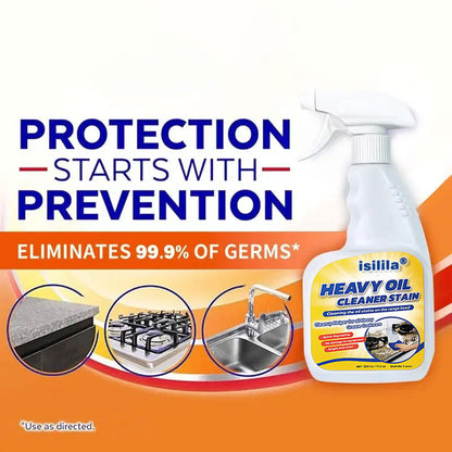 All Purpose Kitchen Heavy Oil Cleaning Agent-Antibacterial Spray for Countertops, Ovens, and Appliances