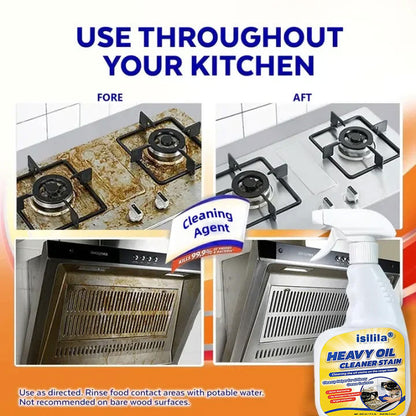 All Purpose Kitchen Heavy Oil Cleaning Agent-Antibacterial Spray for Countertops, Ovens, and Appliances