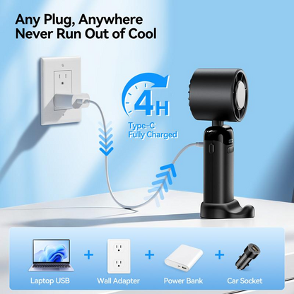 🔥Last Day 60% OFF🔥 Billhol® 5-in-1 portable refrigeration handheld turbo fan