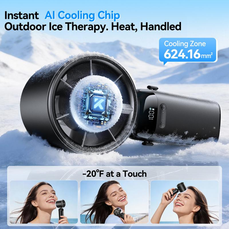 🔥Last Day 60% OFF🔥 Billhol® 5-in-1 portable refrigeration handheld turbo fan