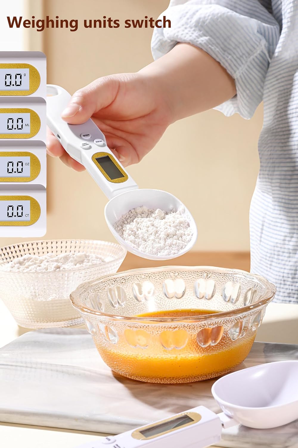 🔥High Precision 0.1g——FoodSaver® Digital Measuring Spoon for Food Coffee Powder Tea Ingredients Spice Baking Kitchen Gram Measuring Spoons