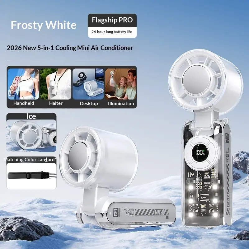 🔥Last Day 60% OFF🔥 Billhol® 5-in-1 portable refrigeration handheld turbo fan