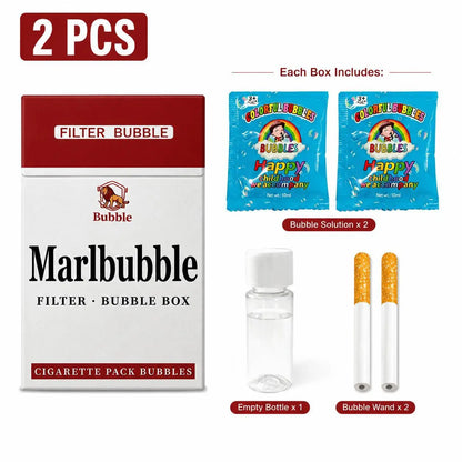 Summer Vibes Bubble Cigarette Stress Relief Toy - Mini Bubble Blower Gift for Birthday & Holiday Parties