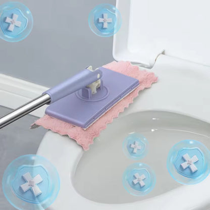 Final 3 hours 50% off: 🔥No-wash Mop, Uses Disposable Face Towel, Hands-Free Replacement, Dry and Wet Multi Surface Floor Cleaner, Bathroom Cleaning