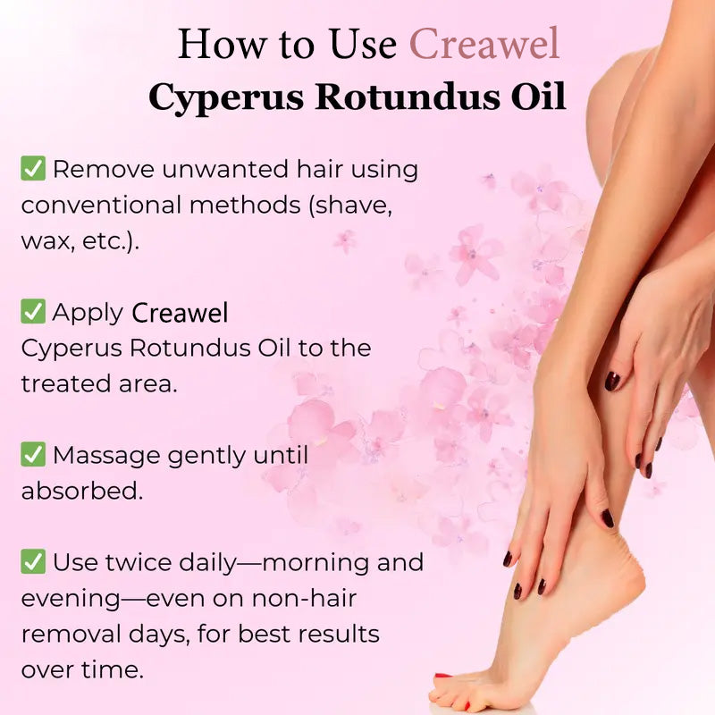 🔥Last Day 60% OFF🔥 Cyperus Rotundus Oil for Natural Hair Reduction